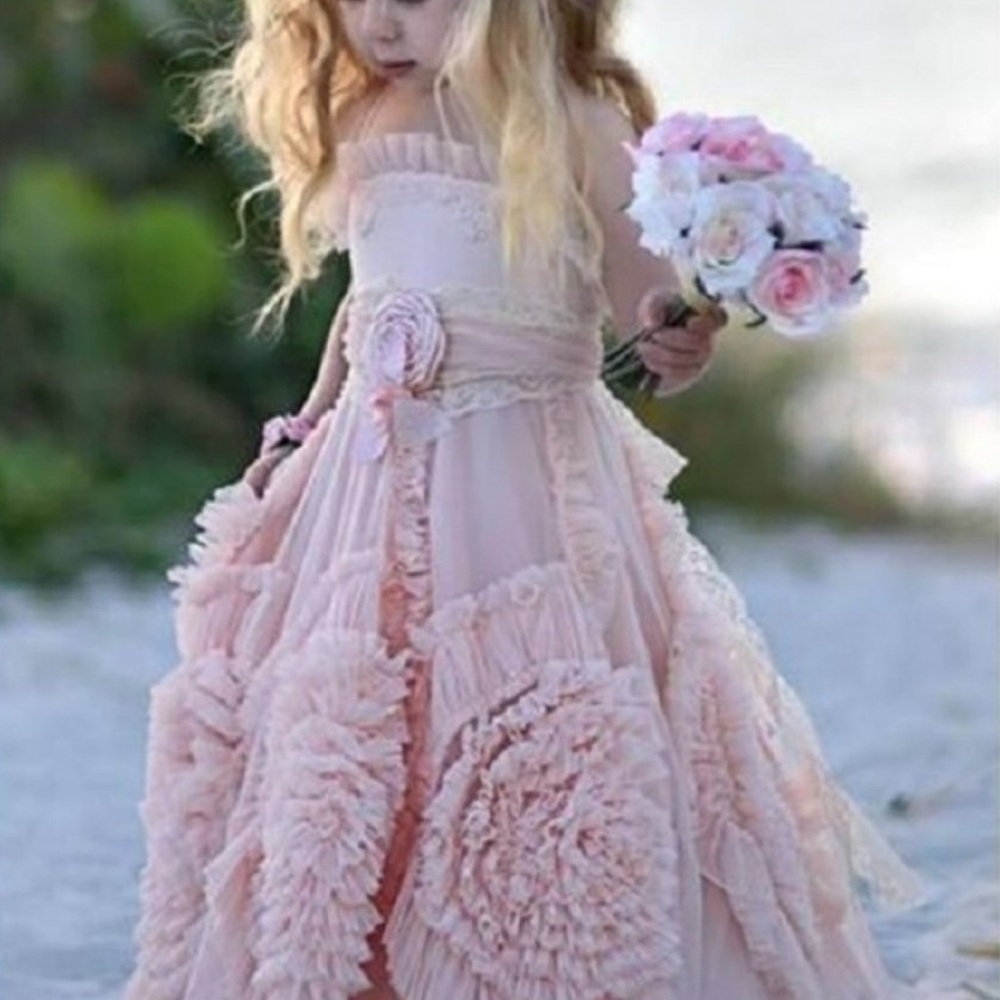 DOLLCAKE A Beautiful Mess Frock Tulle Tutu Girls Dress